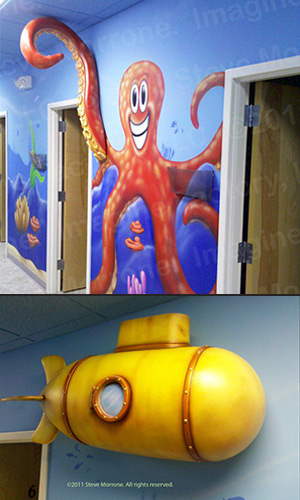 EPS Octopus and Submarine by Steve Morrone of Imagine Factory, LLC