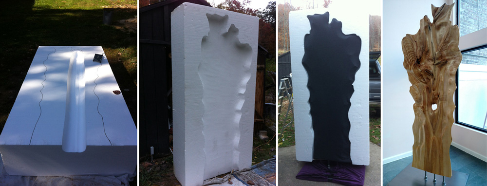 EPS foam protects sculpture