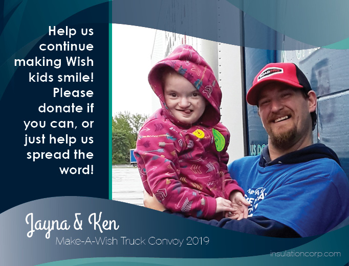 Ken and Jayne Make-A-Wish Truck Convoy 2019
